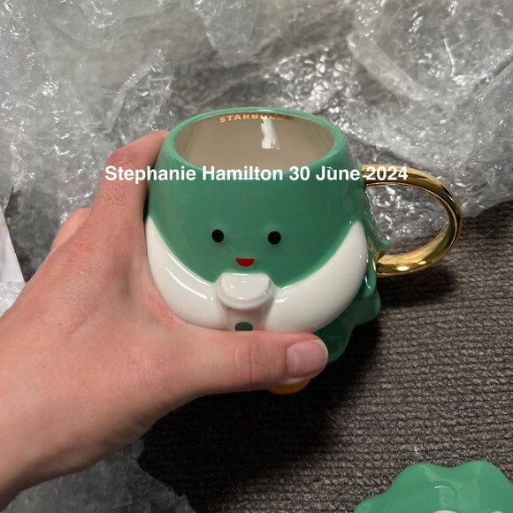 Starbucks Christmas Tree Mug with Lid and Stirrer - Picture 6 of 9